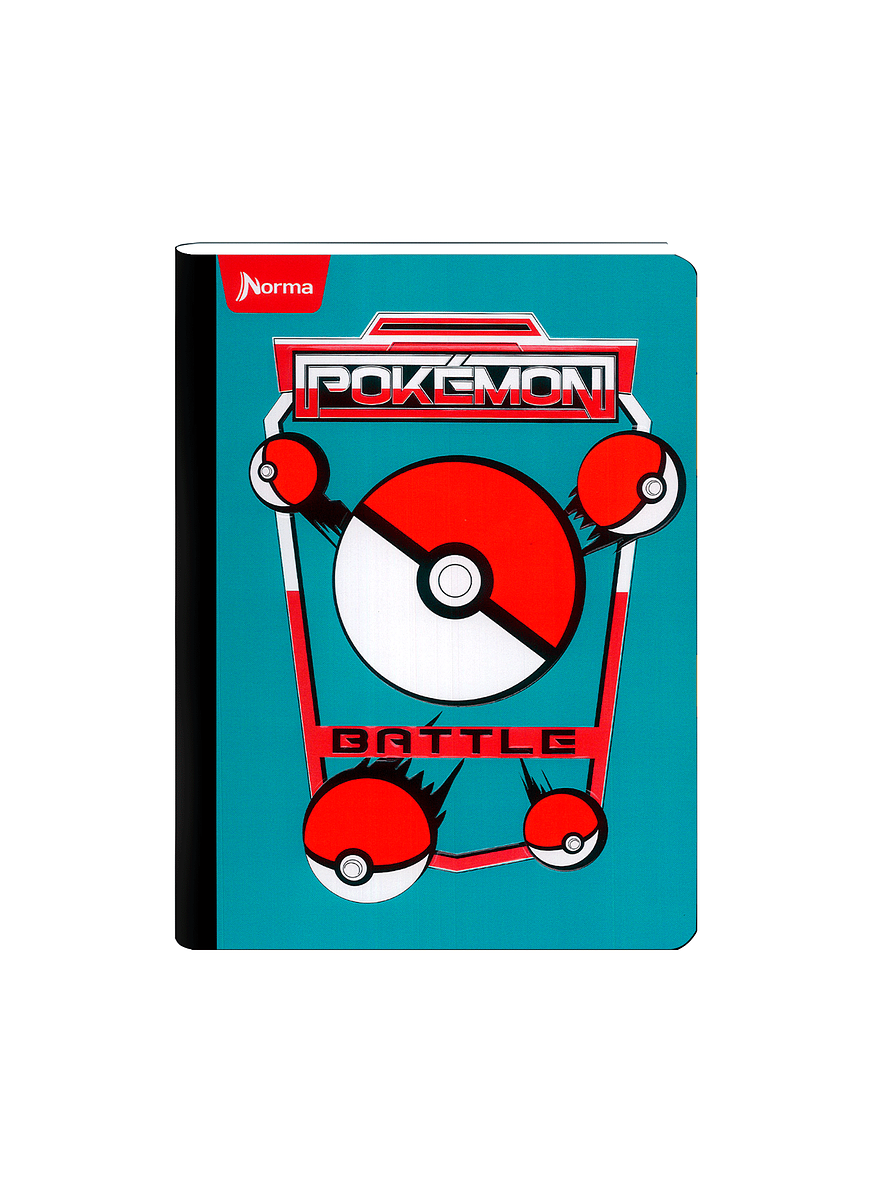 Cuaderno Cosido Norma Pokémon 50 Hojas Cuadros 2