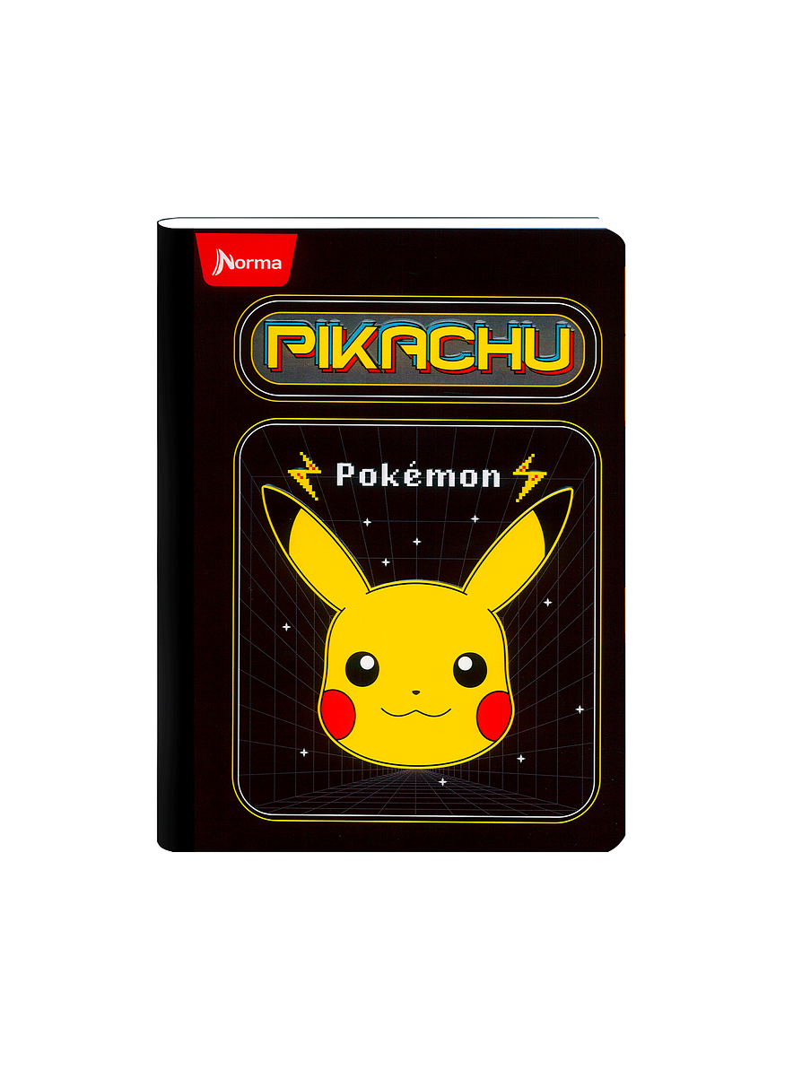 Cuaderno Cosido Norma Pokémon 50 Hojas Cuadros 6