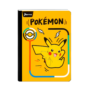 Cuaderno Cosido Norma Pokémon 100 Hojas Lineas