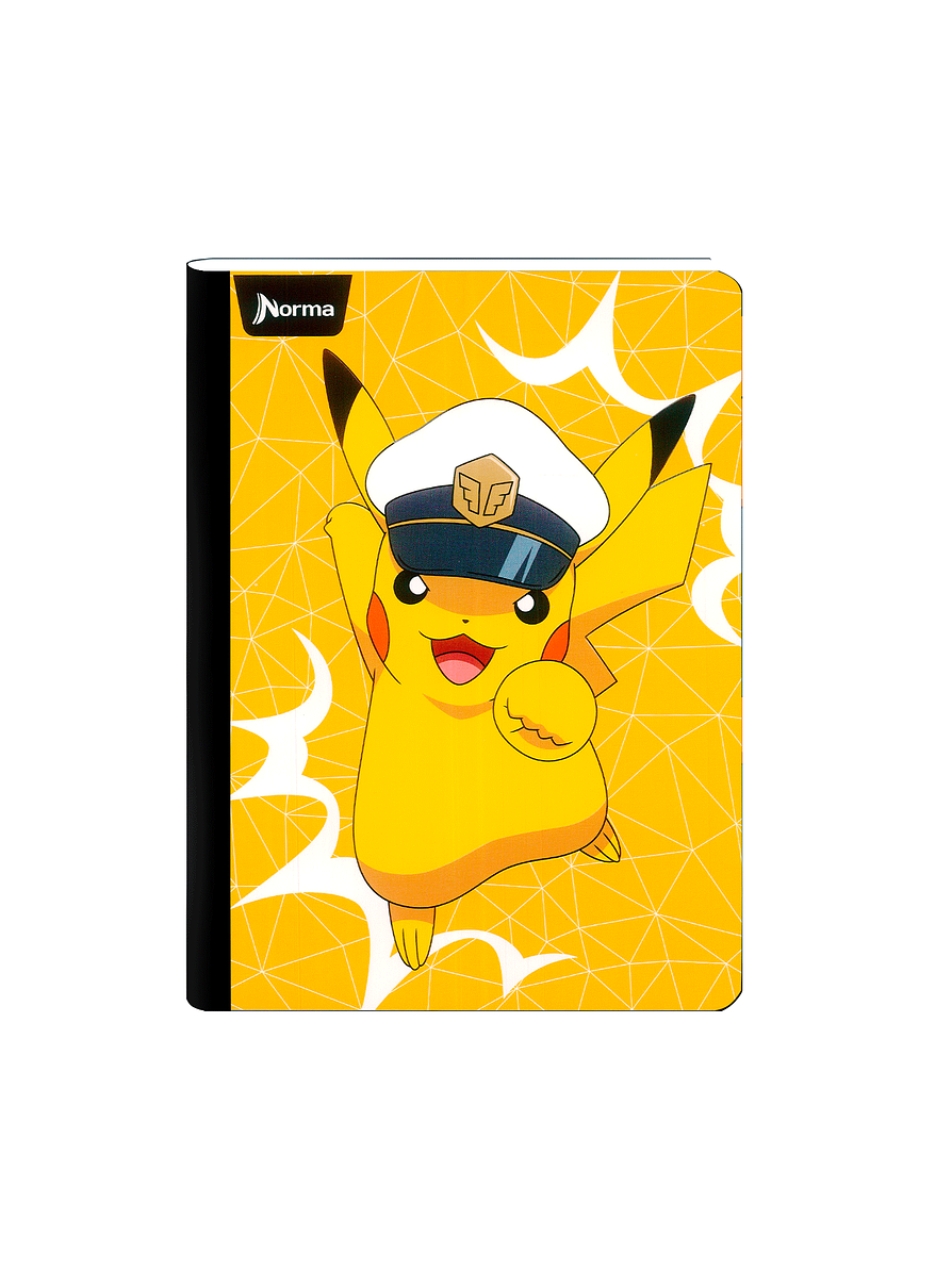 Cuaderno Cosido Norma Pokémon 100 Hojas Lineas 3