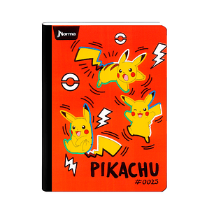 Cuaderno Cosido Norma Pokémon 100 Hojas Lineas