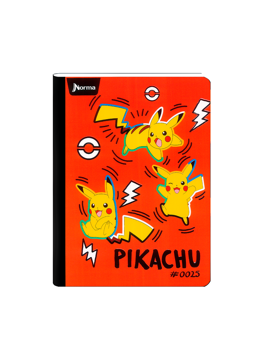 Cuaderno Cosido Norma Pokémon 100 Hojas Lineas 2