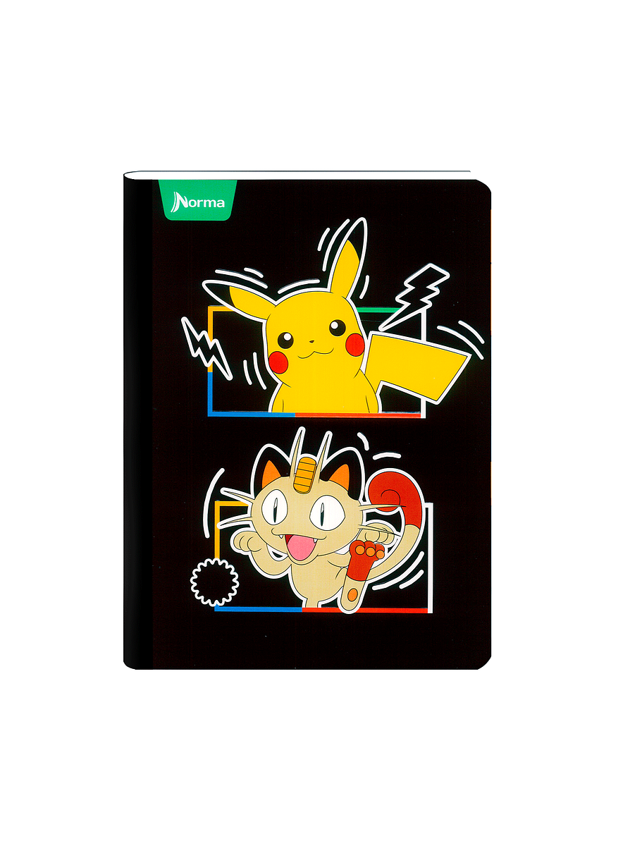 Cuaderno Cosido Norma Pokémon 100 Hojas Lineas 7