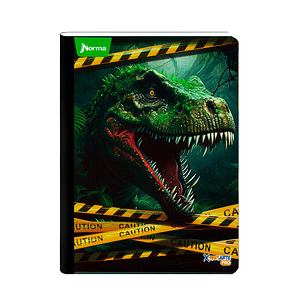 Cuaderno Cosido Dinosaurios 100 Hojas Cuadros