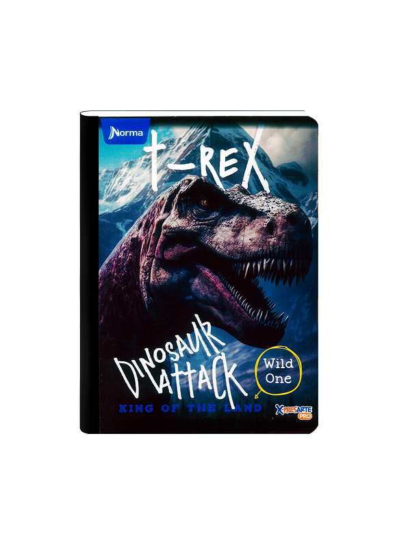 Cuaderno Cosido Dinosaurios 100 Hojas Cuadros 3