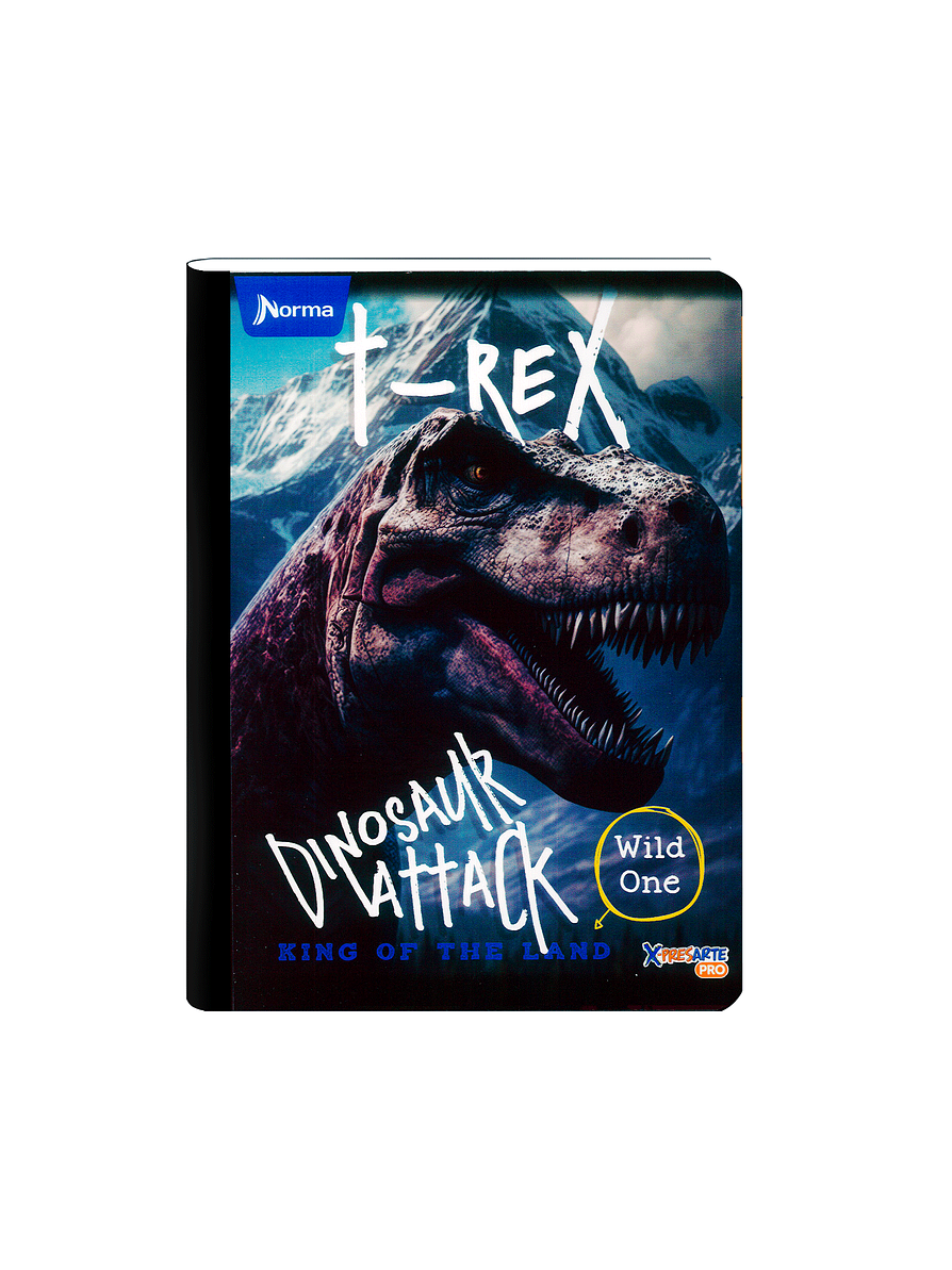 Cuaderno Cosido Dinosaurios 100 Hojas Cuadros 3