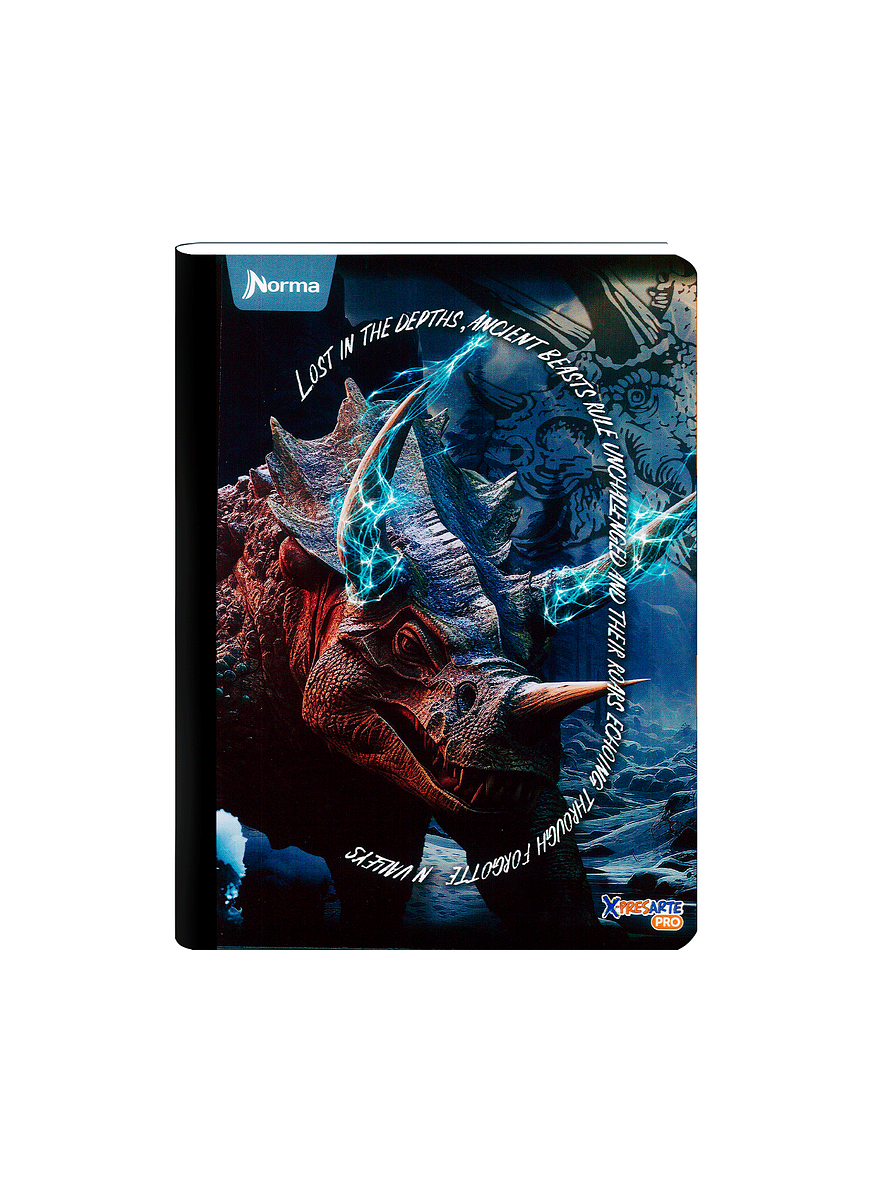 Cuaderno Cosido Dinosaurios 100 Hojas Cuadros 4