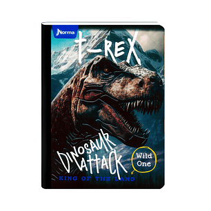 Cuaderno Cosido Dinosaurios 50 Hojas Cuadros 