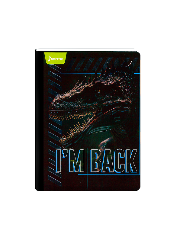 Cuaderno Cosido Dinosaurios 50 Hojas Cuadros  5