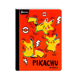 Cuaderno Cosido Norma Pokémon 50 Hojas Lineas 