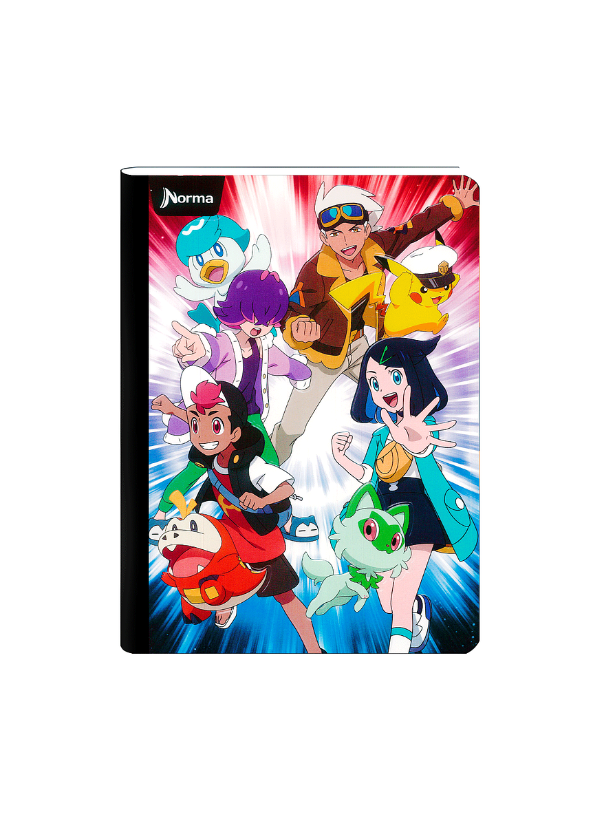 Cuaderno Cosido Norma Pokémon 50 Hojas Lineas  6