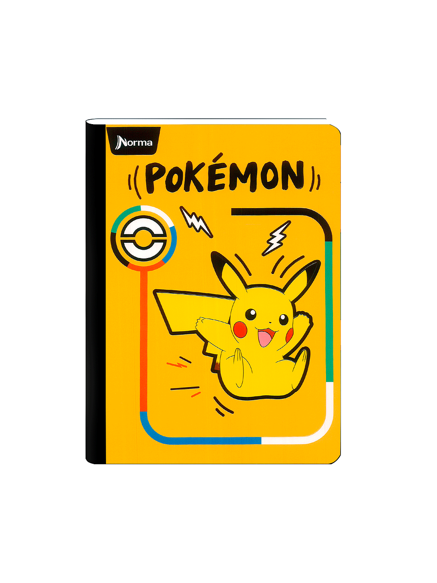 Cuaderno Cosido Norma Pokémon 50 Hojas Lineas  7