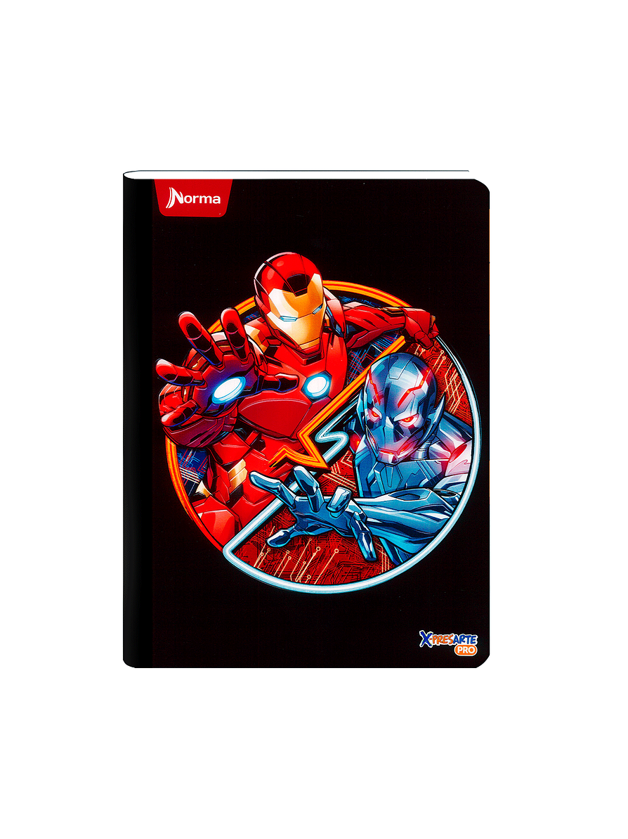 Cuaderno Cosido Norma The Avengers 100 Hojas Cuadros 2