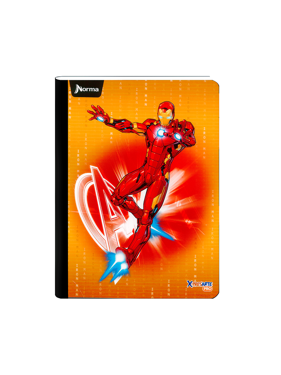 Cuaderno Cosido Norma The Avengers 100 Hojas Cuadros 4