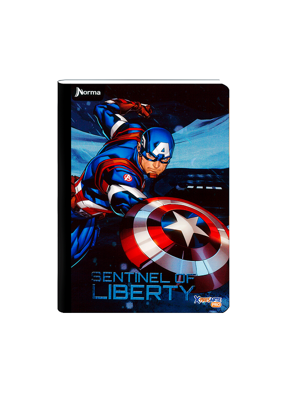 Cuaderno Cosido Norma The Avengers 100 Hojas Cuadros 6
