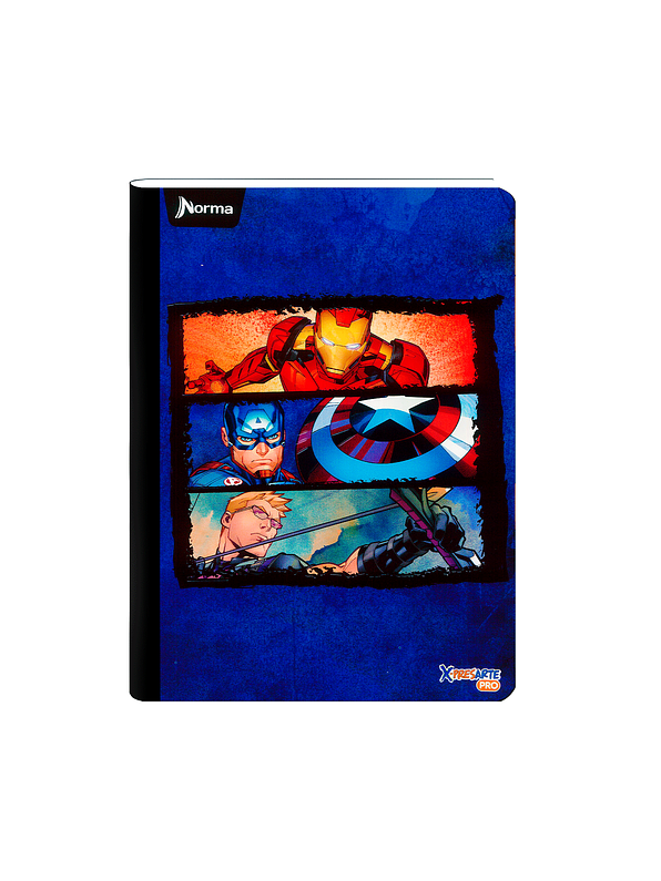 Cuaderno Cosido Norma The Avengers 100 Hojas Cuadros 8