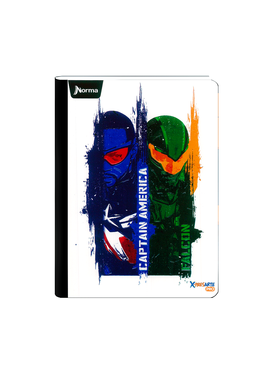 Cuaderno Cosido Norma The Avengers 100 Hojas Cuadros 11