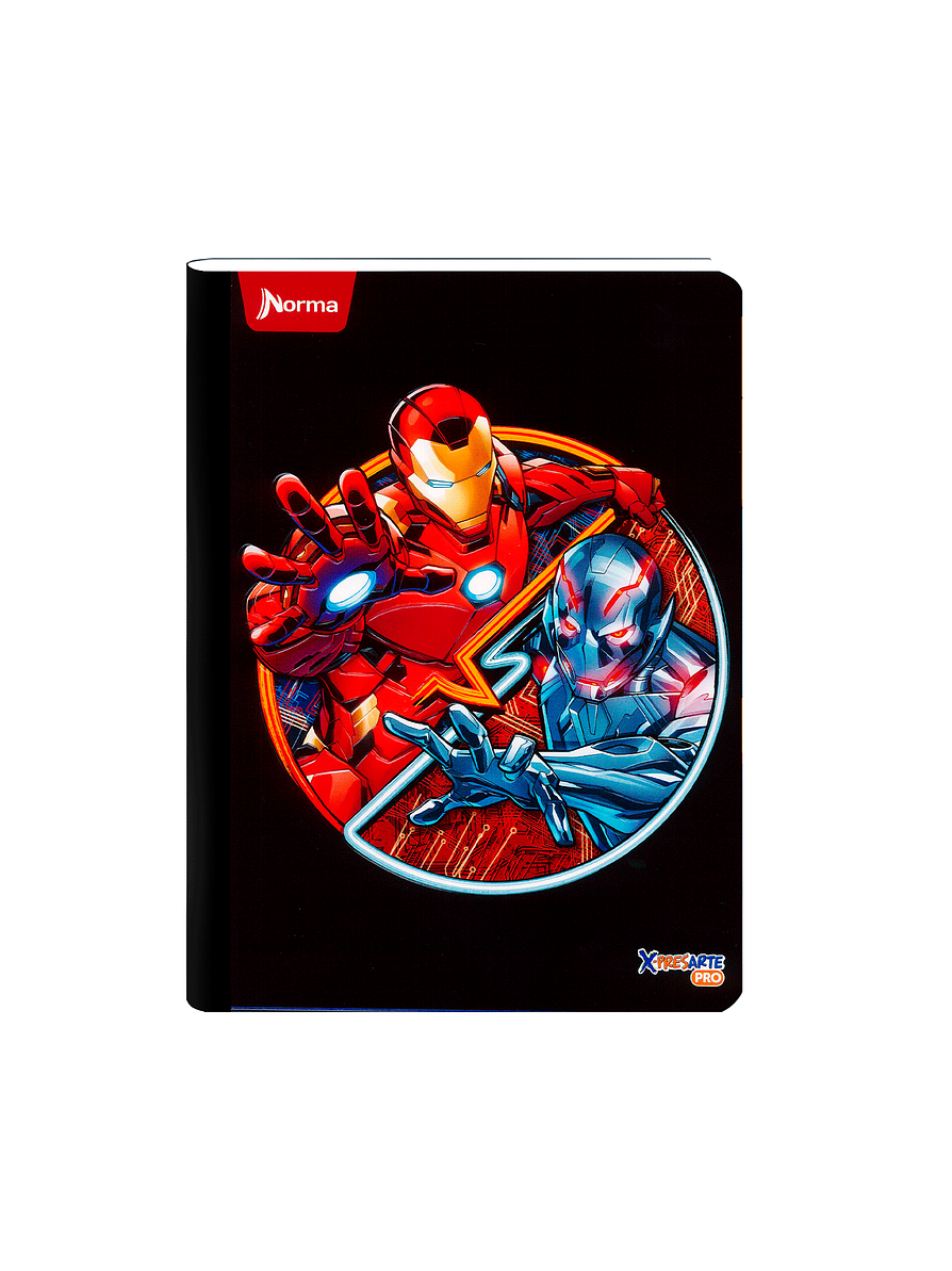 Cuaderno Cosido Norma Avengrers 100 Hojas Lineas 1