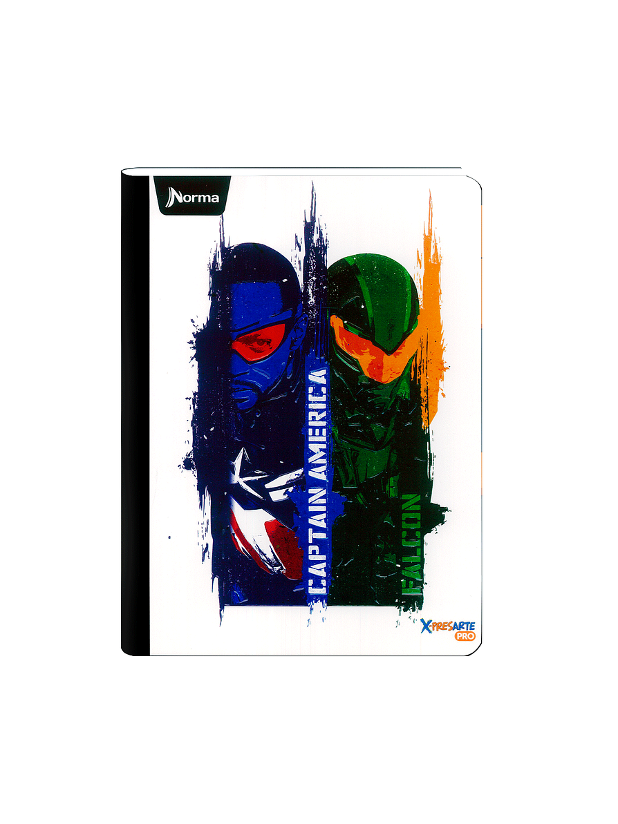 Cuaderno Cosido Norma Avengrers 100 Hojas Lineas 6