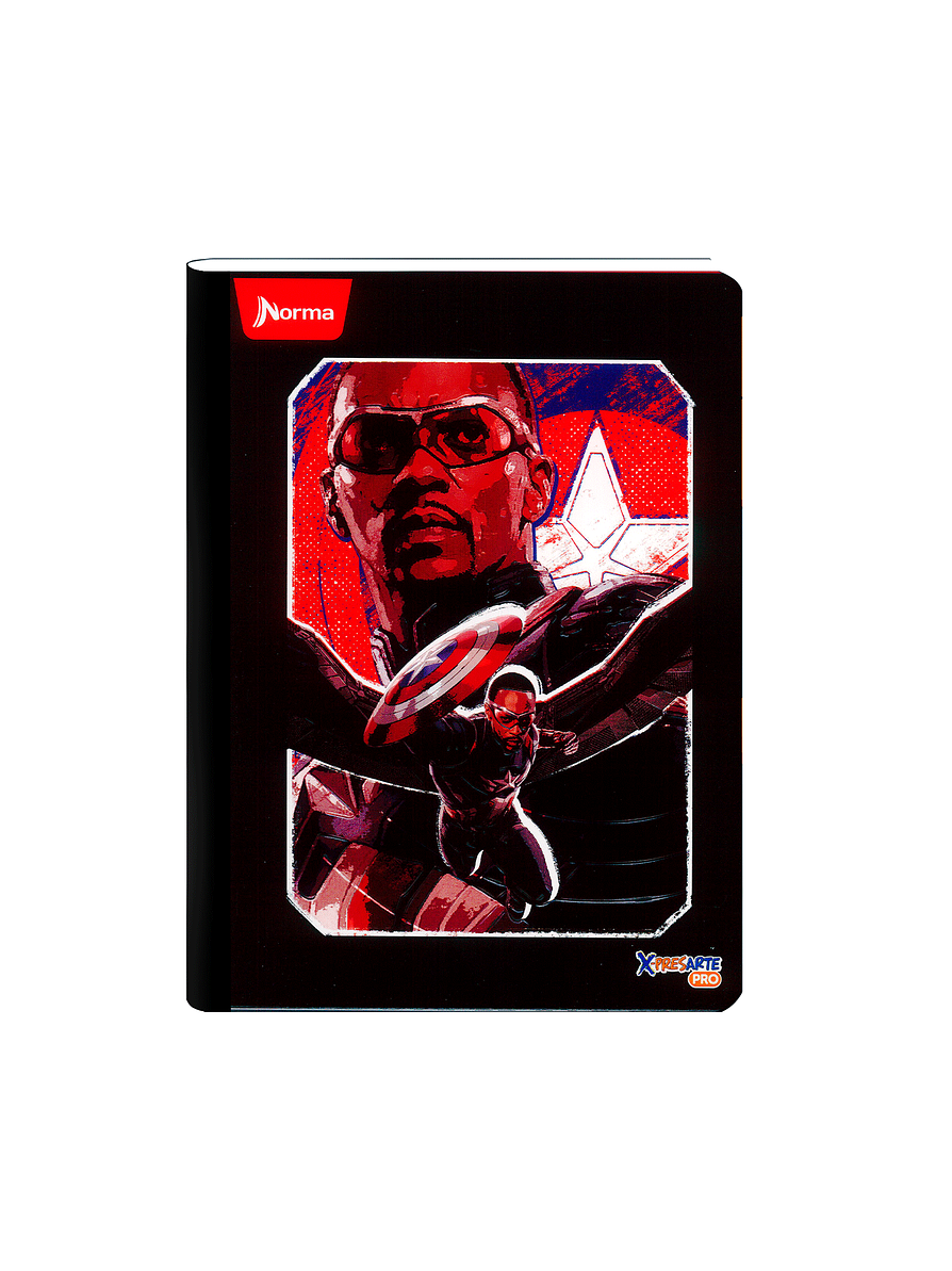 Cuaderno Cosido Norma Avengrers 100 Hojas Lineas 8