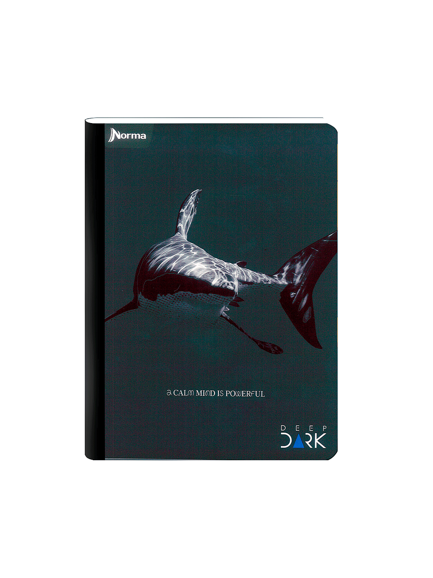 Cuaderno Cosido Deep Dark 100 Hojas Cuadros 7