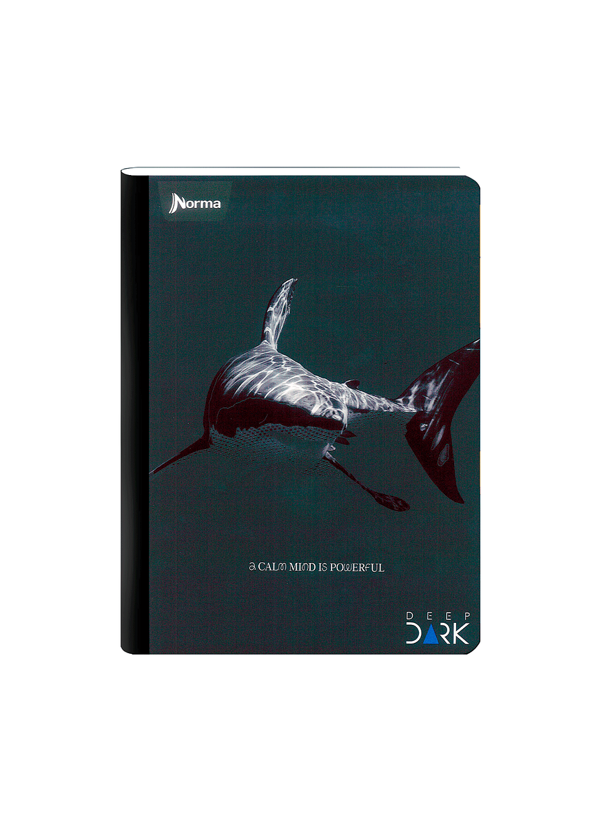 Cuaderno Cosido Deep Dark 100 Hojas Cuadros 11