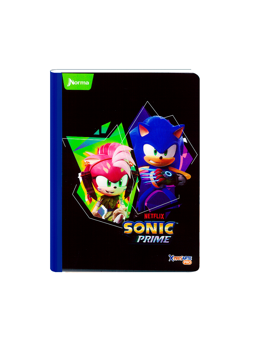Cuaderno Cosido Norma X-Presarte Sonic 100 Hojas Lineas 1
