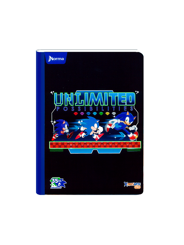 Cuaderno Cosido Norma X-Presarte Sonic 100 Hojas Lineas 2