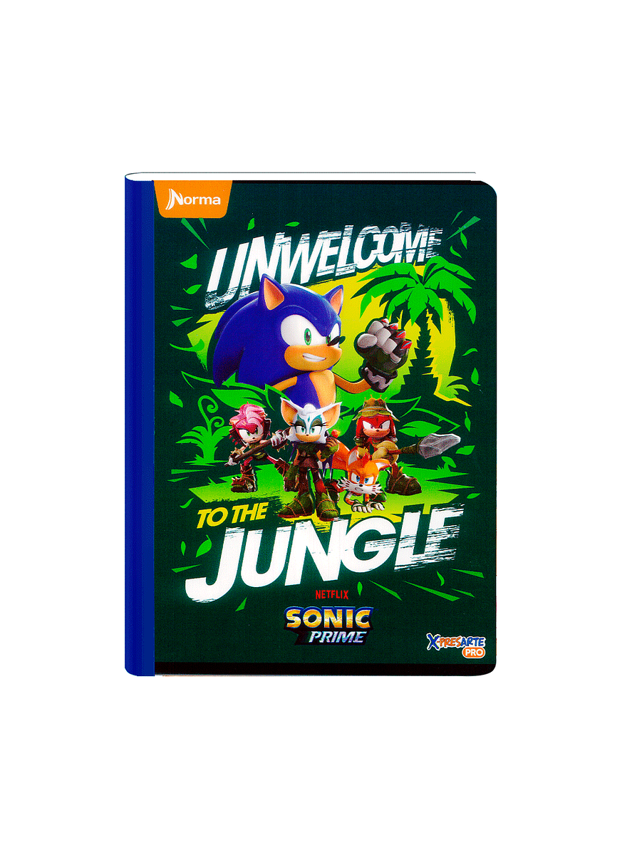 Cuaderno Cosido Norma X-Presarte Sonic 100 Hojas Lineas 3