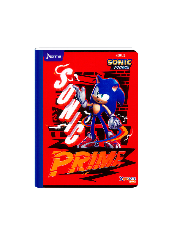 Cuaderno Cosido Norma X-Presarte Sonic 100 Hojas Lineas 6