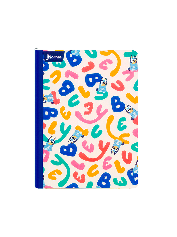 Cuaderno Cosido Bluey 50 Hojas Cuadros  3