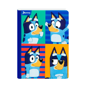 Cuaderno Cosido Bluey 50 Hojas Cuadros 