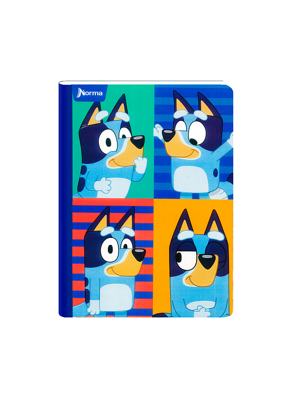 Cuaderno Cosido Bluey 50 Hojas Cuadros  1