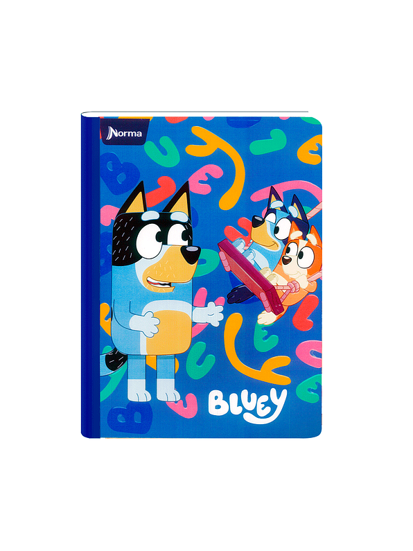 Cuaderno Cosido Bluey 50 Hojas Cuadros  2