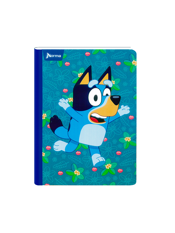 Cuaderno Cosido Bluey 50 Hojas Cuadros  6