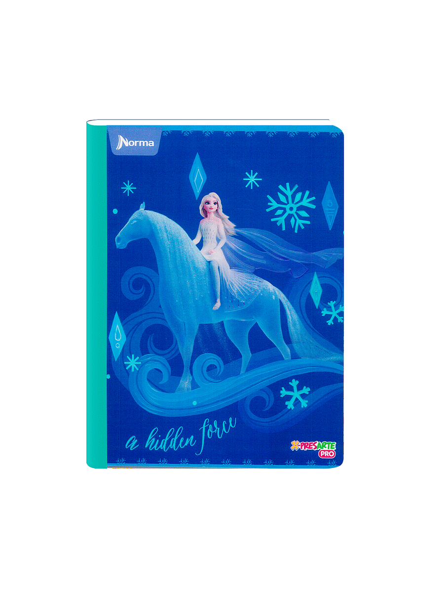 Cuaderno Cosido Norma X-Presarte Frozen 50 Hojas Cuadros 3
