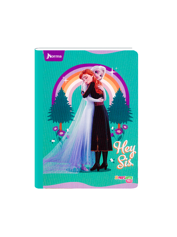 Cuaderno Cosido Norma X-Presarte Frozen 50 Hojas Cuadros 5