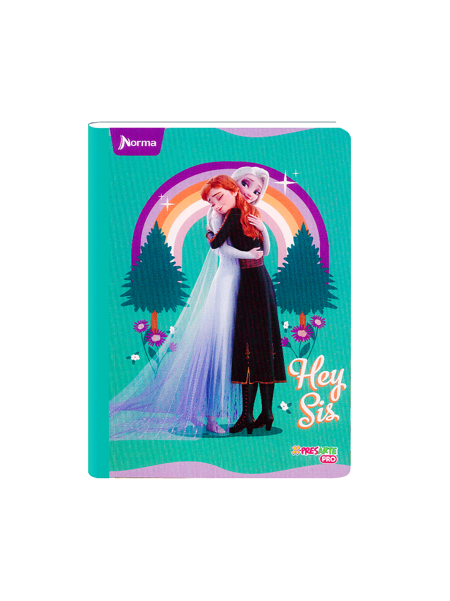 Cuaderno Cosido Norma X-Presarte Frozen 50 Hojas Cuadros 5