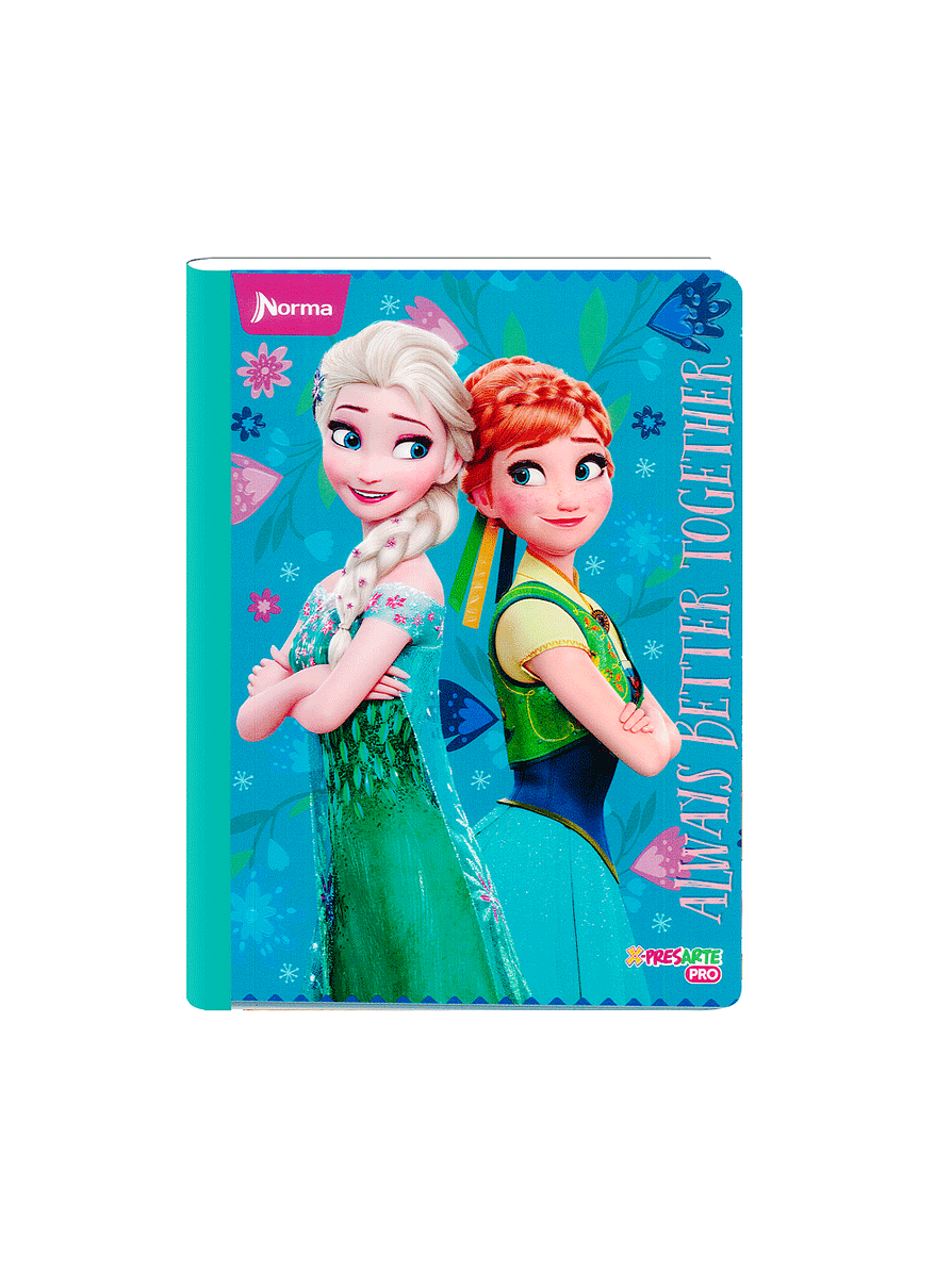 Cuaderno Cosido Norma X-Presarte Frozen 50 Hojas Cuadros 8