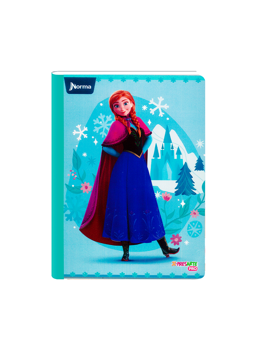 Cuaderno Cosido Norma X-Presarte Frozen 50 Hojas Cuadros 9