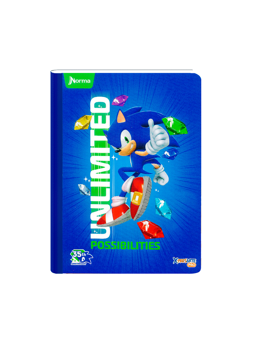 Cuaderno Cosido Norma X-Presarte Sonic 50 Hojas Cuadros 1