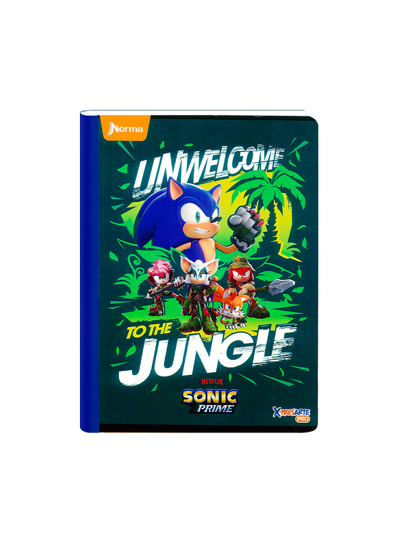Cuaderno Cosido Norma X-Presarte Sonic 50 Hojas Cuadros 2