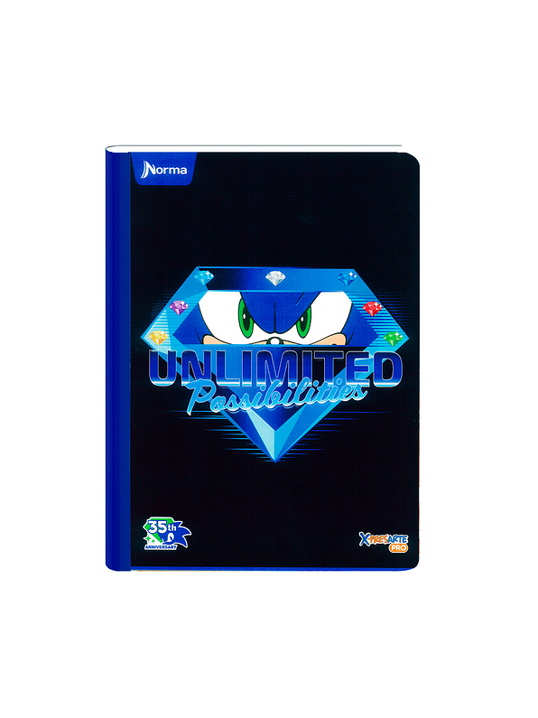 Cuaderno Cosido Norma X-Presarte Sonic 50 Hojas Cuadros 11