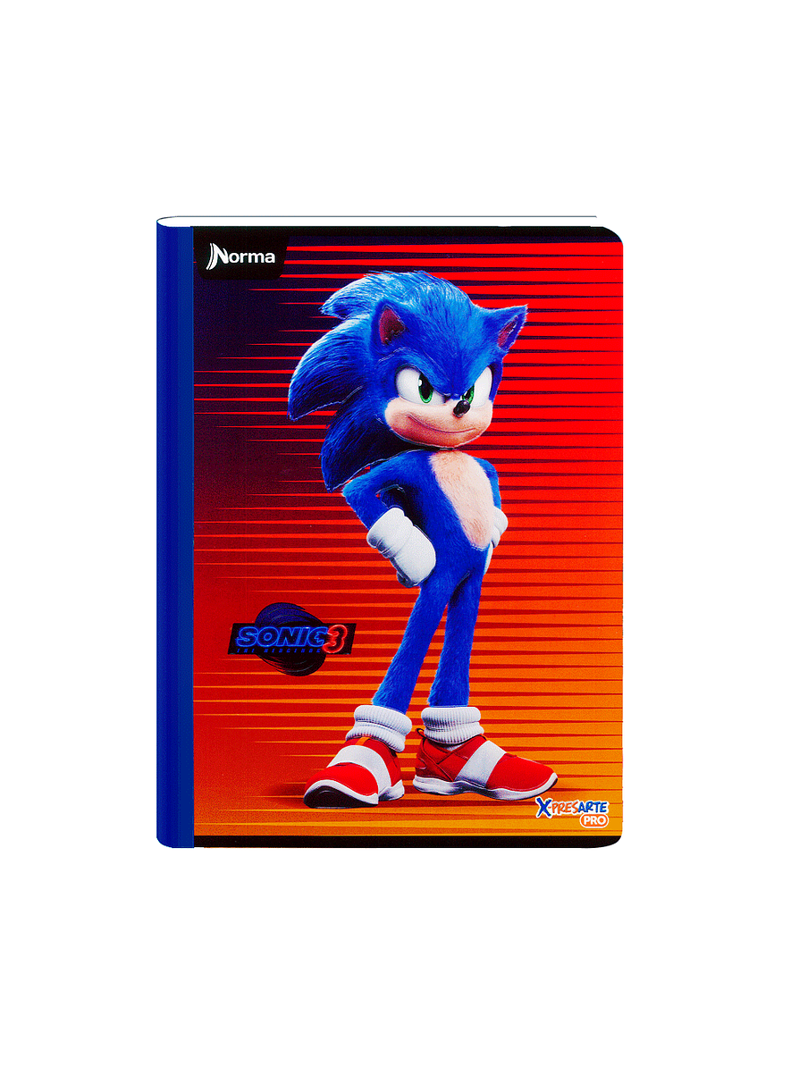 Cuaderno Cosido Norma X-Presarte Sonic 50 Hojas Cuadros 12