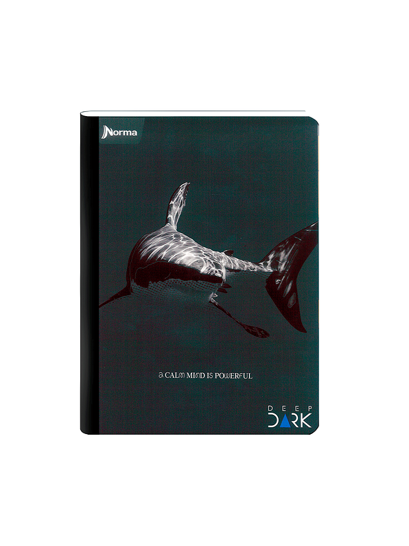 Cuaderno Cosido Deep Dark 50 Hojas Cuadros 1