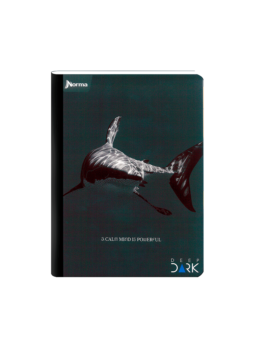 Cuaderno Cosido Deep Dark 50 Hojas Cuadros 1