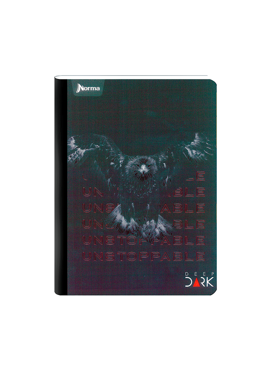 Cuaderno Cosido Deep Dark 50 Hojas Cuadros 3