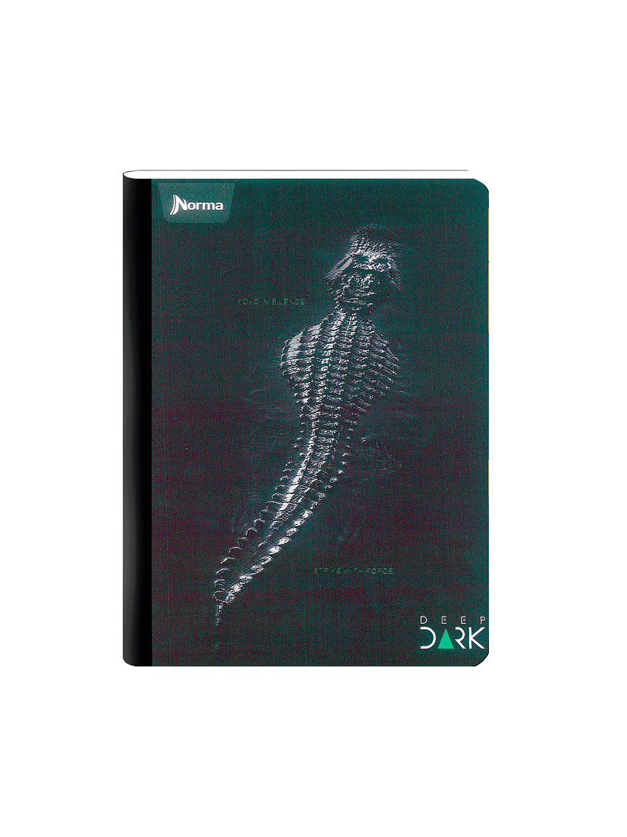 Cuaderno Cosido Deep Dark 50 Hojas Cuadros 6
