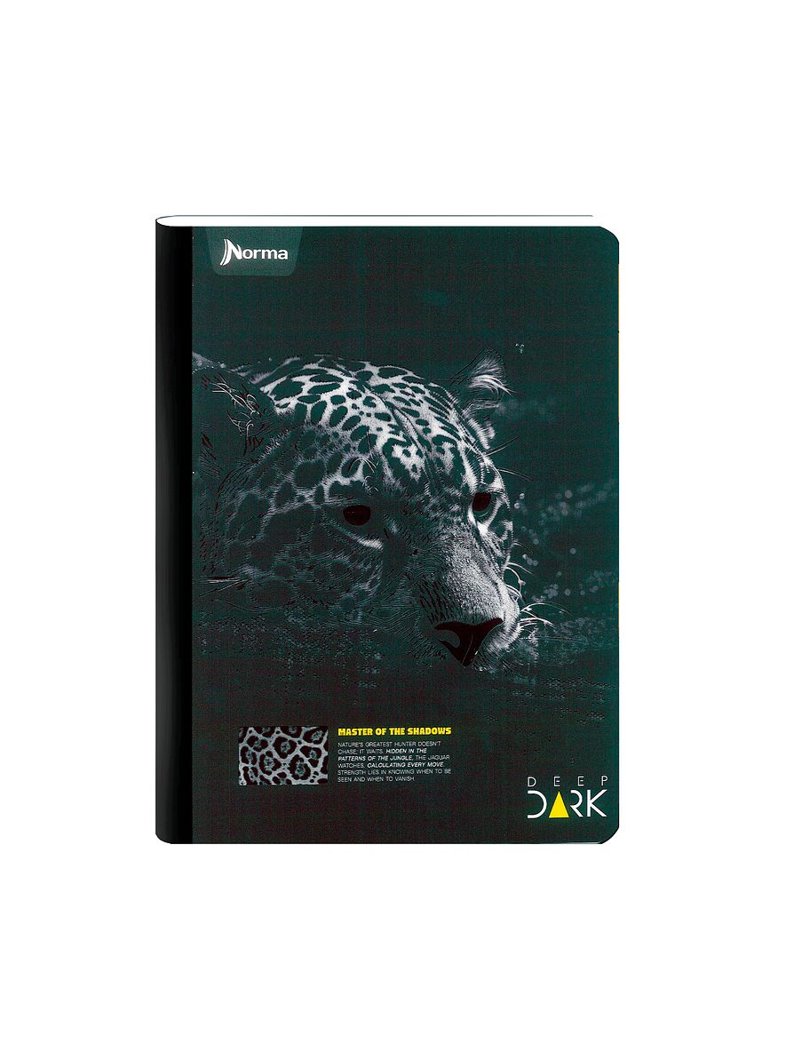 Cuaderno Cosido Deep Dark 50 Hojas Cuadros 7
