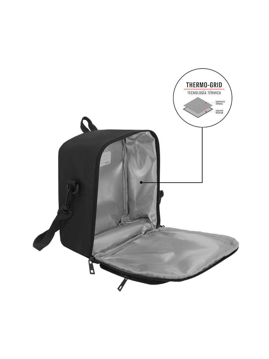 Lonchera Xtrem Térmica Buffet Negra 3